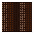 Seamless pattern with brown and beige coffee beans. Royalty Free Stock Photo